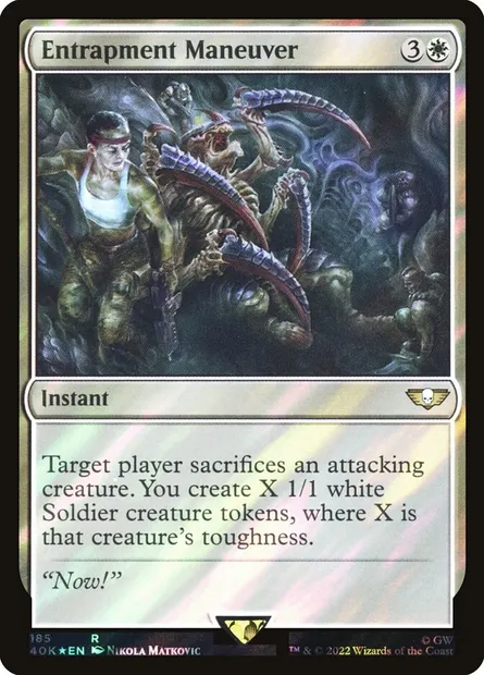 Entrapment Maneuver, Magic card 40K 185★ — Warhammer 40,000 Commander set