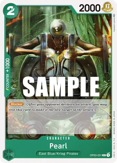 Pearl, carte One Piece OP03-031 — extension PILLARS OF STRENGTH