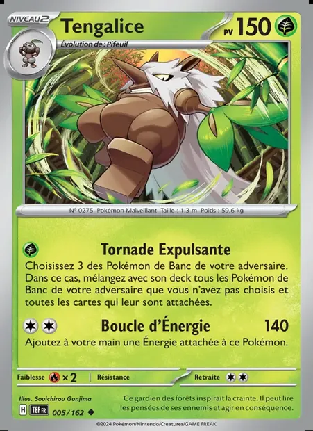 Tengalice, carte Pokémon TEF 005 — extension Forces Temporelles