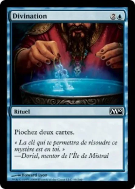 Divination, carte Magic M10 49 — extension Magic 2010