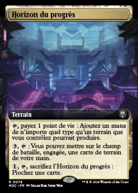 Horizon du progrès, carte Magic M3C 78 — extension Modern Horizons 3 Commander
