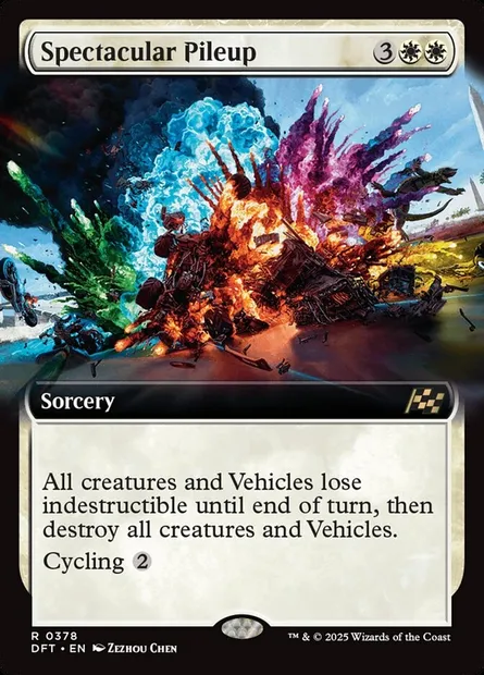 Spectacular Pileup, Magic card DFT 378 — Aetherdrift set