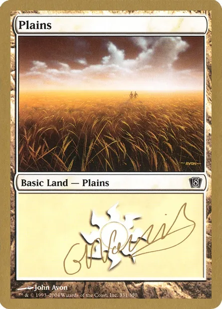 Plains, Magic card WC04 gn331 — World Championship Decks 2004 set