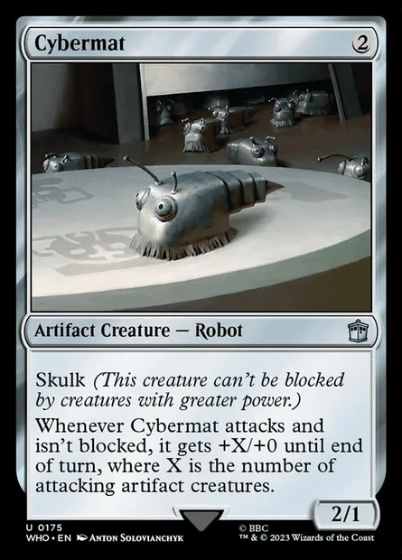 Cybermat, Magic card WHO 175 — Doctor Who set