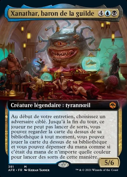 Xanathar, baron de la guilde, carte Magic AFR 391 — extension Forgotten Realms: Aventures dans les Royaumes Oubliés
