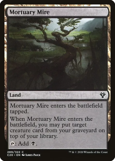 Mortuary Mire, Magic card C20 289 — Commander 2020 set