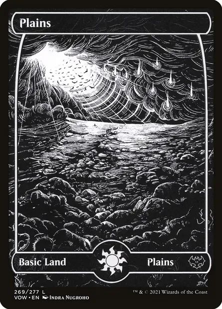 Plains, Magic card VOW 269 — Innistrad: Crimson Vow set