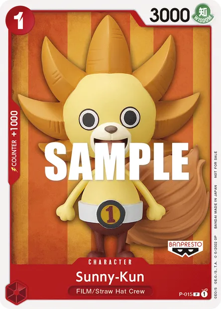 Sunny-Kun, One Piece card P-015 — Promotion card set