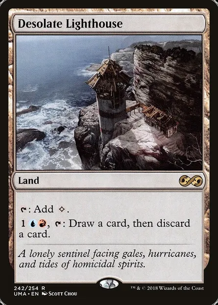 Phare abandonné, carte Magic UMA 242 — extension Ultimate Masters