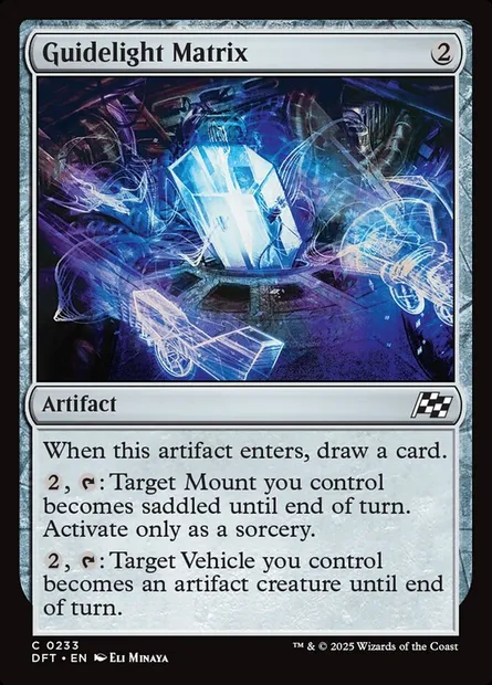 Guidelight Matrix, Magic card DFT 233 — Aetherdrift set