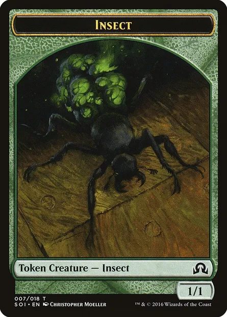 Insect, carte Magic TSOI 7 — extension Shadows over Innistrad Tokens