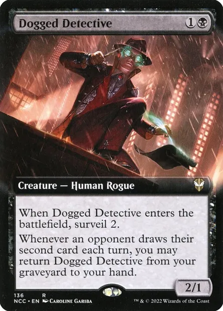 Dogged Detective, Magic card NCC 136 — New Capenna Commander set