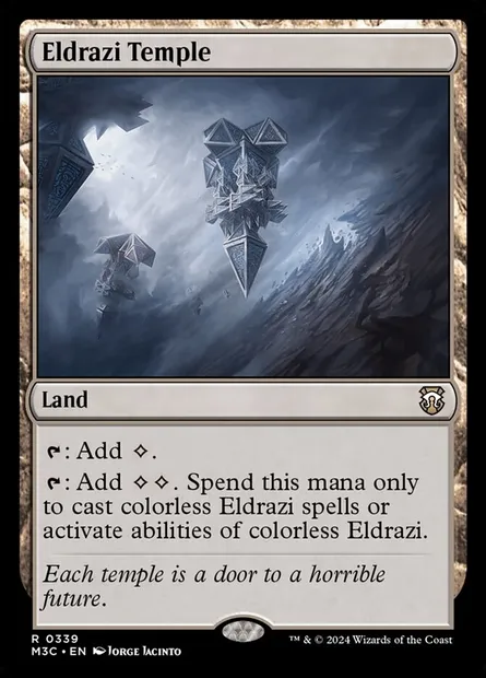 Eldrazi Temple, Magic card M3C 339 — Modern Horizons 3 Commander set