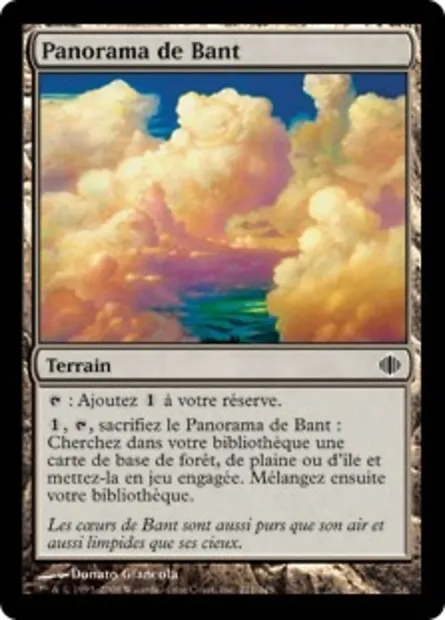 Panorama de Bant, carte Magic ALA 221 — extension Les éclats d'Alara