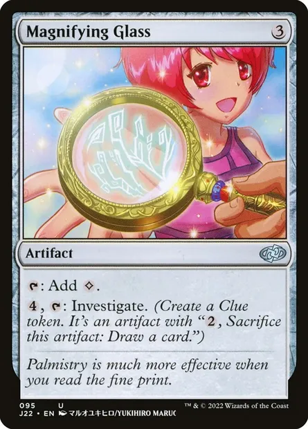Magnifying Glass, Magic card J22 95 — Jumpstart 2022 set