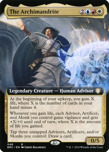 L'Archimandrite, carte Magic BRC 46 — extension The Brothers' War Commander