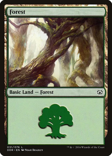 Forêt, carte Magic DDR 31 — extension Duel Decks: Nissa vs. Ob Nixilis