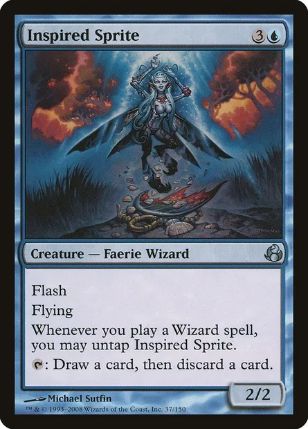 Inspired Sprite, Magic card MOR 37 — Morningtide set