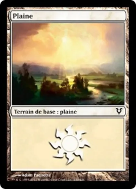 Plaine, carte Magic AVR 230 — extension Avacyn ressuscitée