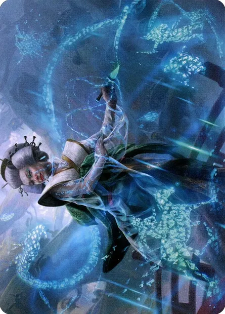 Bearer of Memory // Bearer of Memory, Magic card ANEO 1 — Neon Dynasty Art Series set