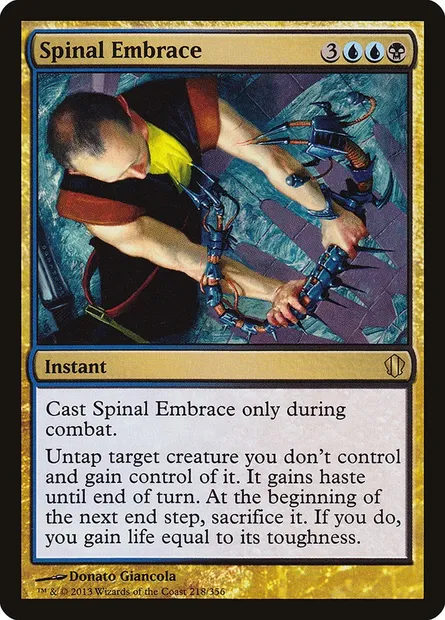 Spinal Embrace, Magic card C13 218 — Commander 2013 set