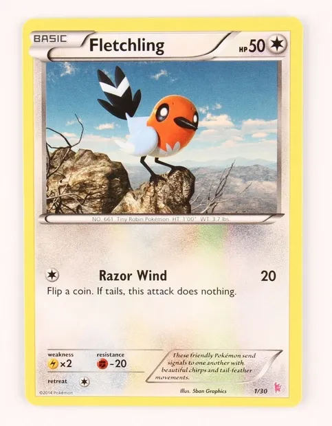Fletchling, Pokémon card TK6S 001 — XY Trainer Kit: Sylveon set