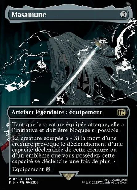 Masamune, carte Magic FIN 353 — extension Final Fantasy