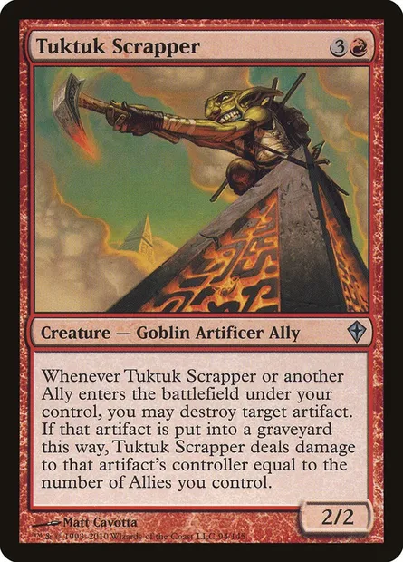 Tuktuk Scrapper, Magic card WWK 94 — Worldwake set