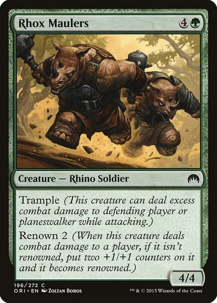 Rhox Maulers, Magic card ORI 196 — Magic Origins set