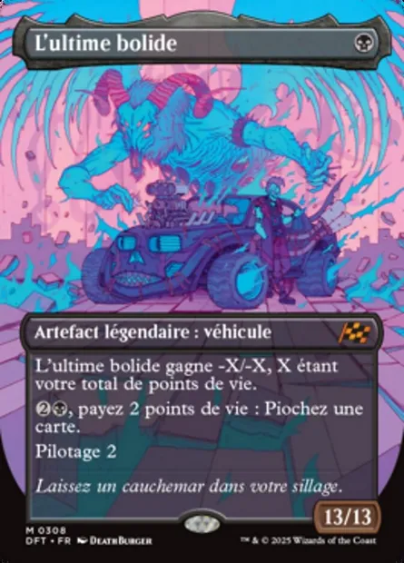 L'ultime bolide, carte Magic DFT 308 — extension Aetherdrift