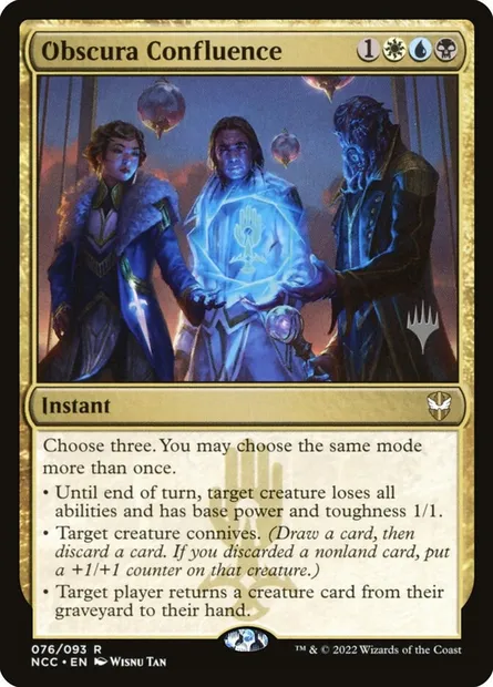 Obscura Confluence, Magic card PNCC 76p — New Capenna Commander Promos set