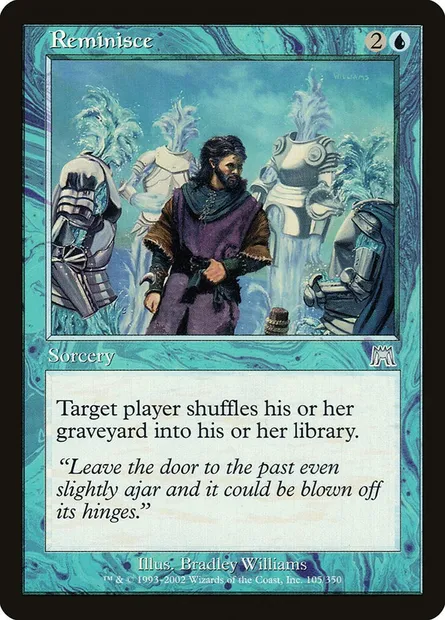 Réminiscence, carte Magic ONS 105 — extension Carnage