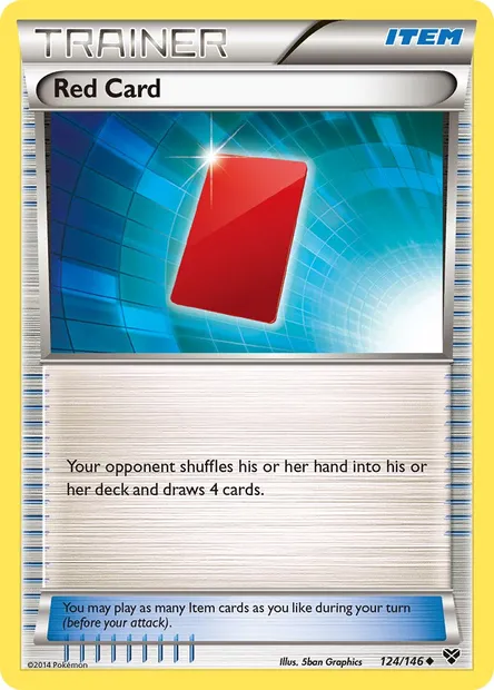 Red Card, Pokémon card XY 124 — XY set