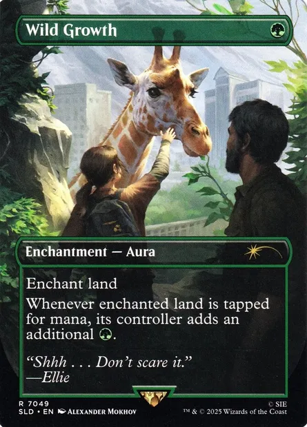 Wild Growth, Magic card SLD 7049 — Secret Lair Drop set
