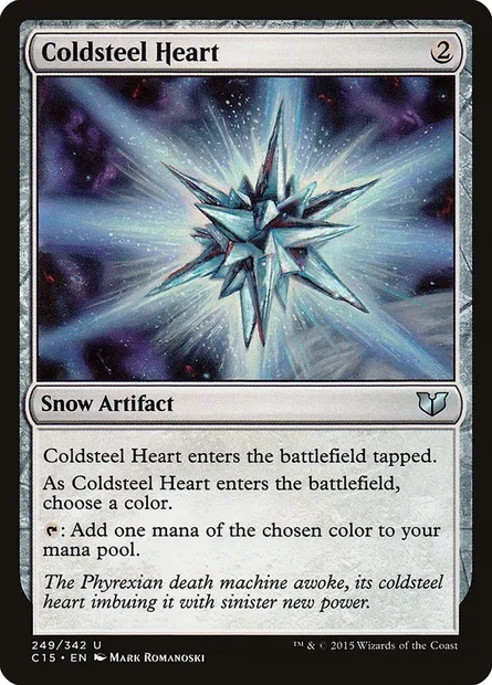 Coldsteel Heart, Magic card C15 249 — Commander 2015 set