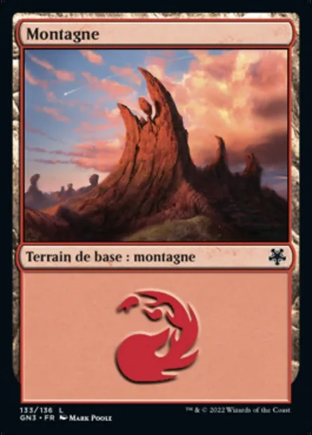 Montagne, carte Magic GN3 133 — extension Game Night: Free-for-All