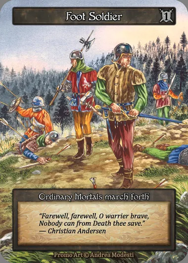 Foot Soldier, carte Sorcery PRO 030 — extension Promotional