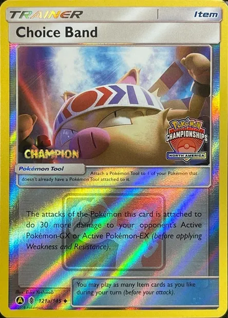 Choice Band, Pokémon card LGP 121a-8 — League Promos set