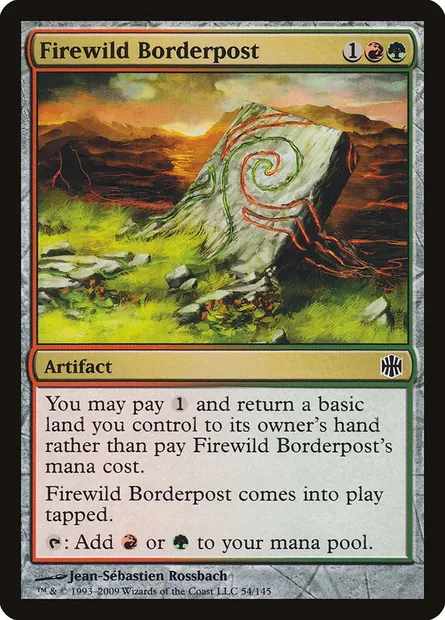 Firewild Borderpost, Magic card ARB 54 — Alara Reborn set
