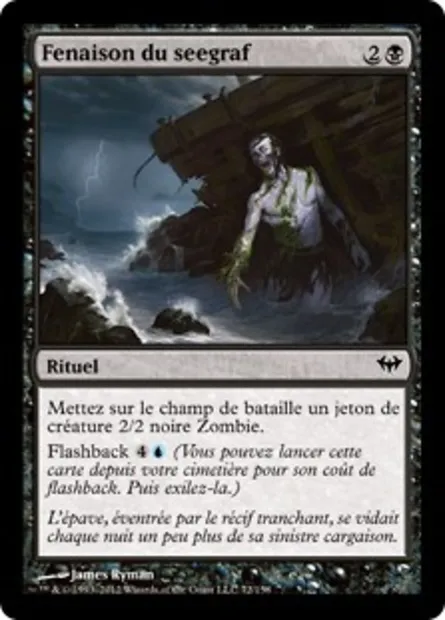 Fenaison du seegraf, carte Magic DKA 72 — extension Obscure Ascension