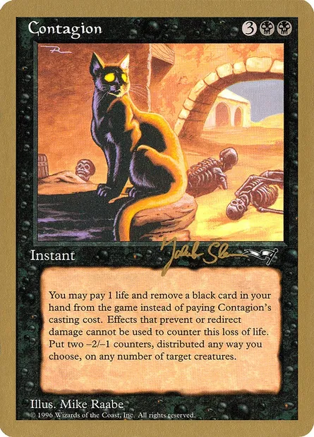 Contagion, Magic card WC97 js45 — World Championship Decks 1997 set