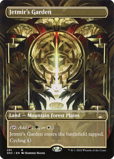 Jetmir's Garden, Magic card SNC 291 — Streets of New Capenna set
