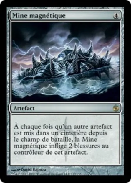 Mine magnétique, carte Magic MBS 113 — extension Mirrodin assiégé