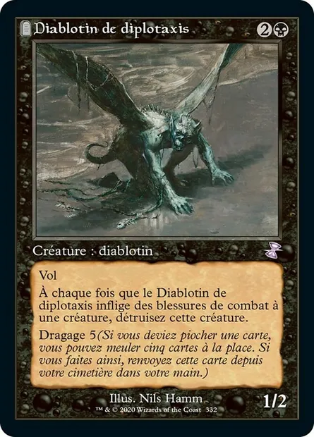 Diablotin de diplotaxis, carte Magic TSR 332 — extension Spirale Temporelle Remastered