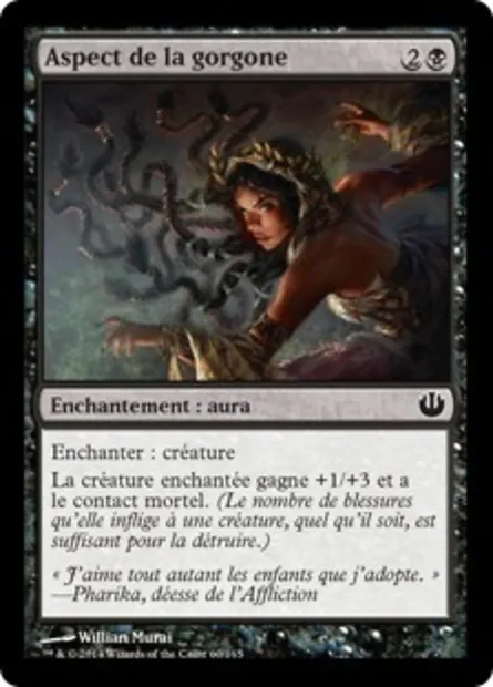 Aspect de la gorgone, carte Magic JOU 60 — extension Incursion dans Nyx