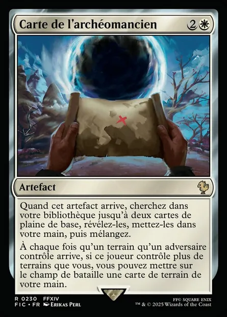 Carte de l'archéomancien, carte Magic FIC 230 — extension Final Fantasy Commander