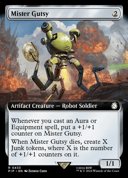Mister Gutsy, Magic card PIP 433 — Fallout set