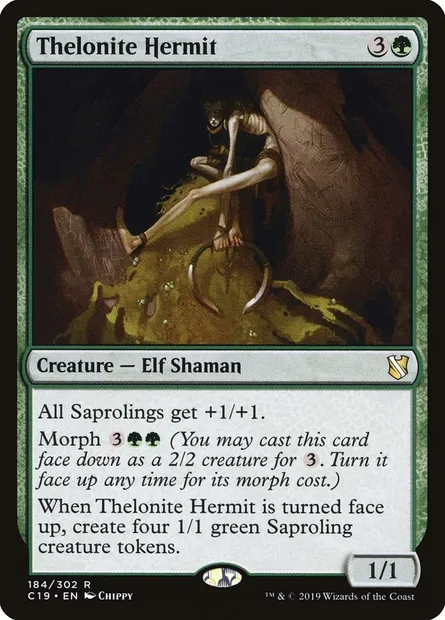 Thelonite Hermit, Magic card C19 184 — Commander 2019 set