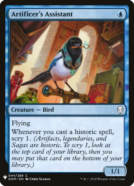 Artificer's Assistant, Magic card PLST DOM-44 — The List set
