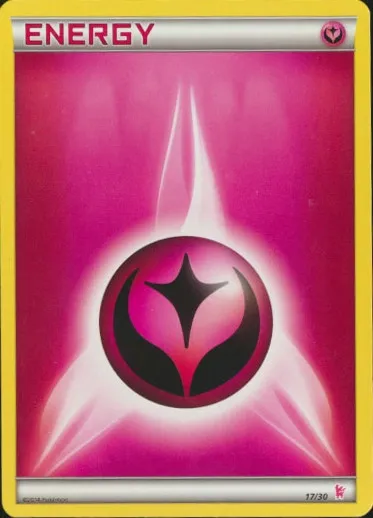 Fairy Energy, Pokémon card TK6S 017 — XY Trainer Kit: Sylveon set